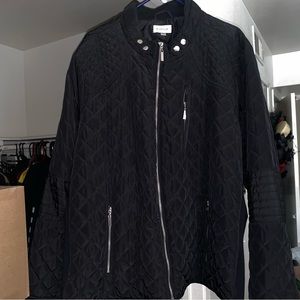 Avenue Black Quilted Jacket